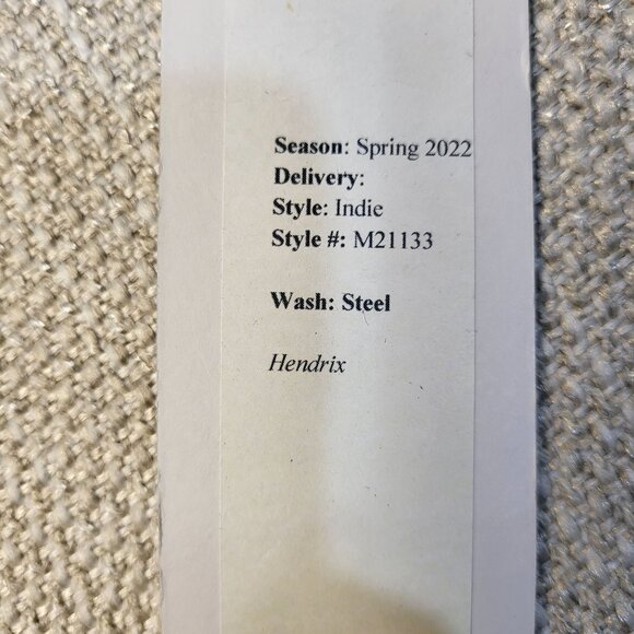 Fidelity Men's Hendrix Denim Indie Skinny Steel Wash Jeans 31x32 NWT $195 - Picture 8 of 14